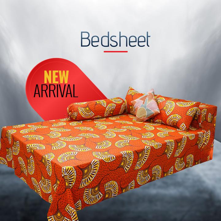 King size bedsheet with two pillow covers - FZ-380